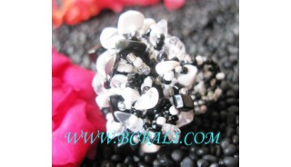 Beaded Stones Rings Fashion